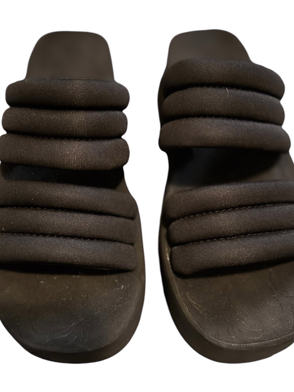 Women's Roxy Totally Tubular Platform Slides - Picture 4 of 4